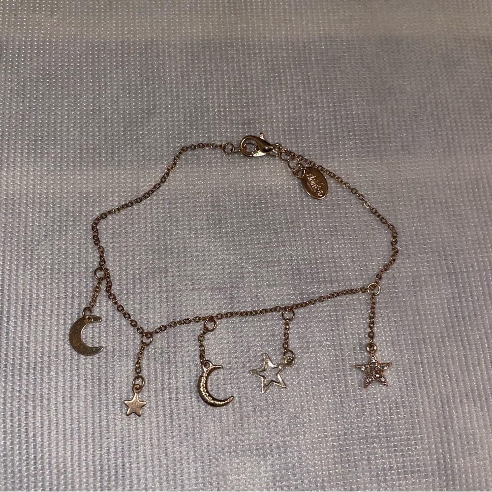 Brand New Claires Moon & Stars Anklet